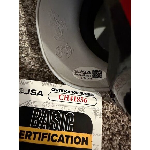 Frank Thomas signed "HOF 2014" autographed Chicago White Sox mini helmet JSA - Picture 3 of 3